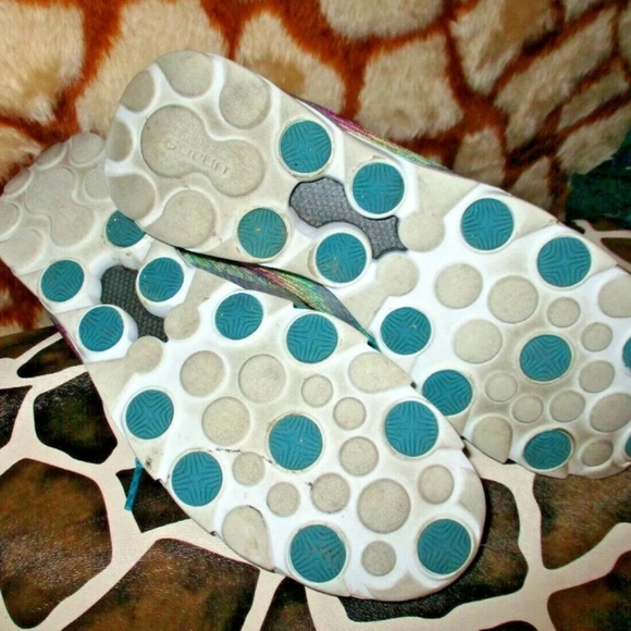 SKECHERS Neon Pink Yellow Blue GoWeb Go Run M Strike Resalyte Running Shoes 9.5 - Picture 7 of 7